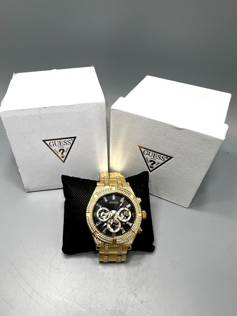 Guess Multi Function Rhinestone Mounted Watch - Picture 11 of 11